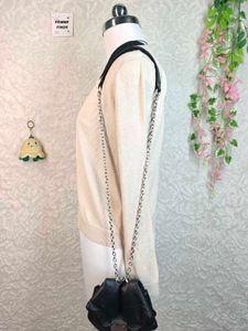 H&amp;m Cream Button-Up Cardigan
