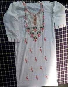Elegant White Kurta Set