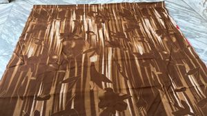 Brown &amp; Red Dress Material