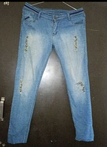 Ripped Denim Jeans