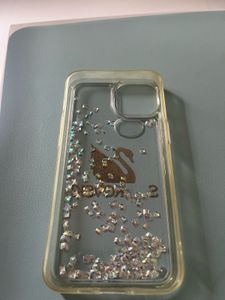 Swarovski moving Crystal Swan Phone Cas