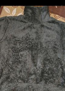 Cozy Grey Cropped Pullover