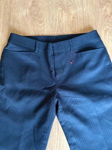 Striped Bootcut Trousers