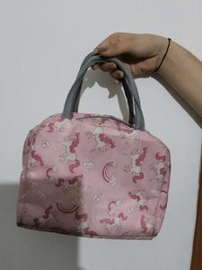 Cute Pink Unicorn Lunch Bag