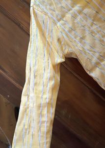 Yellow Striped Kurta