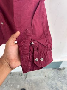 Polo Ralph Lauren Maroon Button-Down Shirt