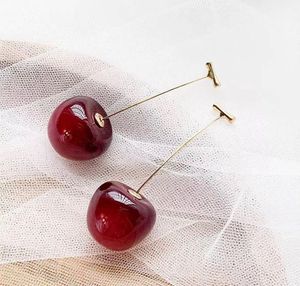 Cute Cherry Dangle Earrings