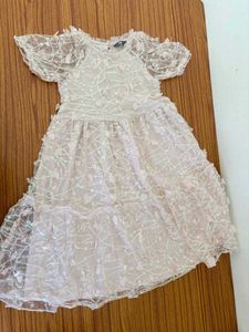 Sparkly Lace Tiered Dress
