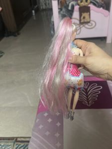 Barbie Doll with Pink Hair