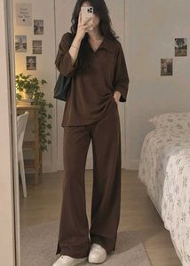 Stylish Brown Co-ord Set🤎✨️
