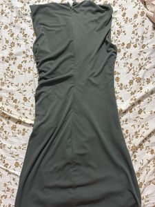 Olive Green Bodycon Dress