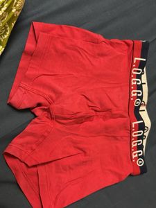 L.O.G.G. Red  And  white Boxers