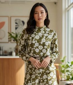 Sale 😍🎄🎄Green Floral Dress