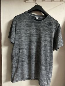 Adidas Men's Grey Marl T-Shirt