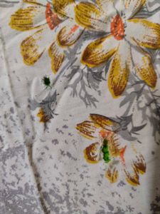 Elegant Floral print double Bed Sheet