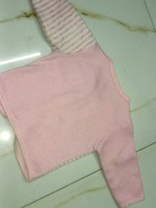 Cute Pink Striped Baby Outfit