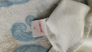 Urbanic off white back tie up top