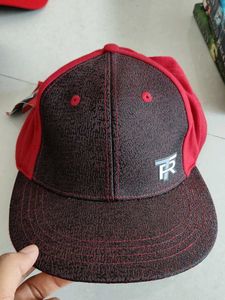 Stylish Red & Black Baseball Cap