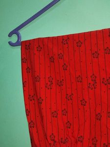 Red Floral Pant