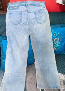 Light Wash Wide Leg Jeans