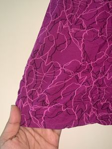 JOCKEY Purple Patterned Women's Shorts
