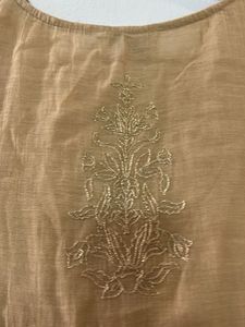 Boho Print Short Sleeve Kurta Top