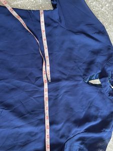 Chic Navy Bell Sleeve Top