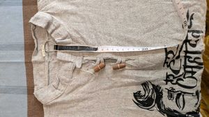 Grey Kurta with Shiva Print