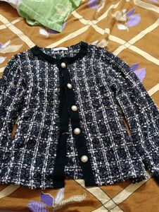 Made In Korea Tweed Set Blazer And Skirt