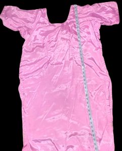 Pink Embroidered Women's Salwar Suit Set with Dupa