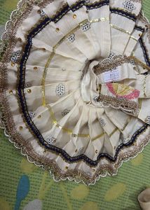 Beige Embellished Kireshna dress size 2.3 only 1 d