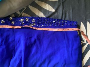 Royal Blue Beaded Dress
