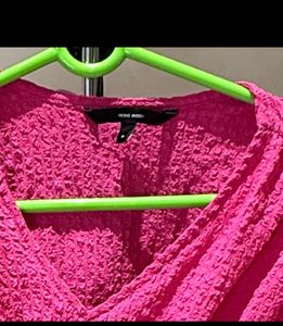 Vero Moda Textured Pink Top