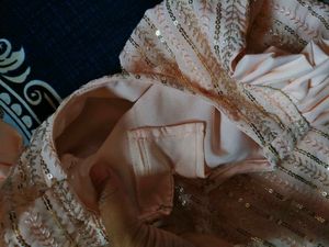 Elegant Kurta with Delicate Sequin Detail