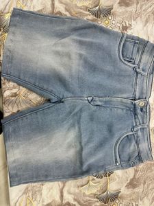 Light Wash Denim Shorts