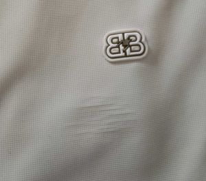 Men's White Polo Shirt with Logo