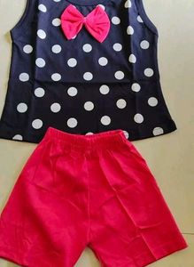 Polka Dot Tank Top & Shorts Set