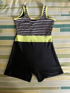 Striped &amp; Neon Lycott Swimsuit 6-8 Yrs