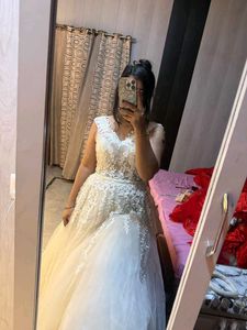 Elegant White Bridal Gown