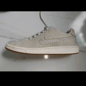 Stylish Beige Suede Sneakers