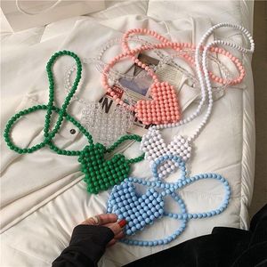 Mini Heart Beaded Bag
