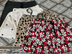 Cute Shorts Set of 4