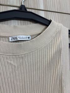 ZARA RIPPED TANK TOP