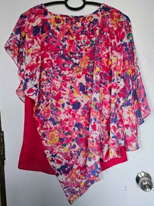 Colorful Abstract Layered Top