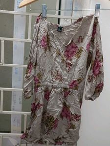 Floral Print Mini Dress