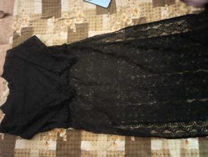 Tiered Black Skirt with kurti