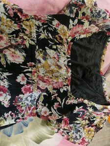 Stunning Floral Designer Onepiece For Women