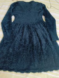CHNEE Fluffy Knit Dress for winter