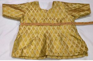 Baby Girls Bridal Elegant Brocade Lehenga Koti