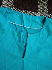 Teal Blue Kurta
